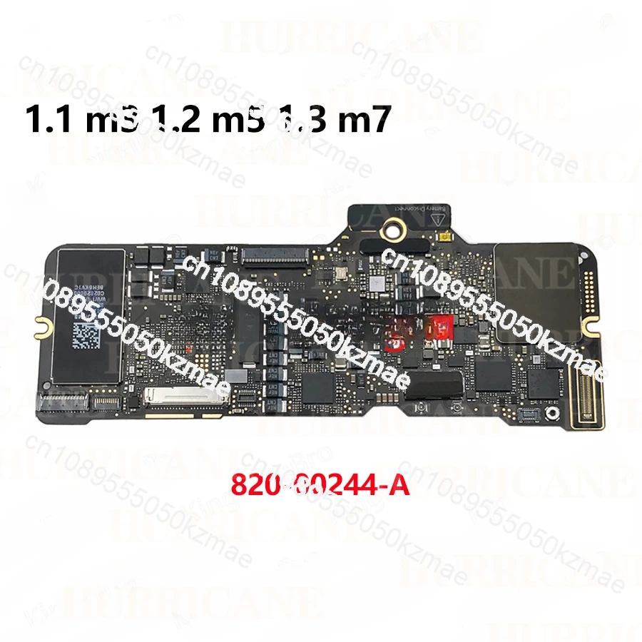 

A1534 Motherboard for M3 M5 I5 I7 256GB 512GB for Macbook 12" A1534 Logic Board 2015 2016 2017 Year