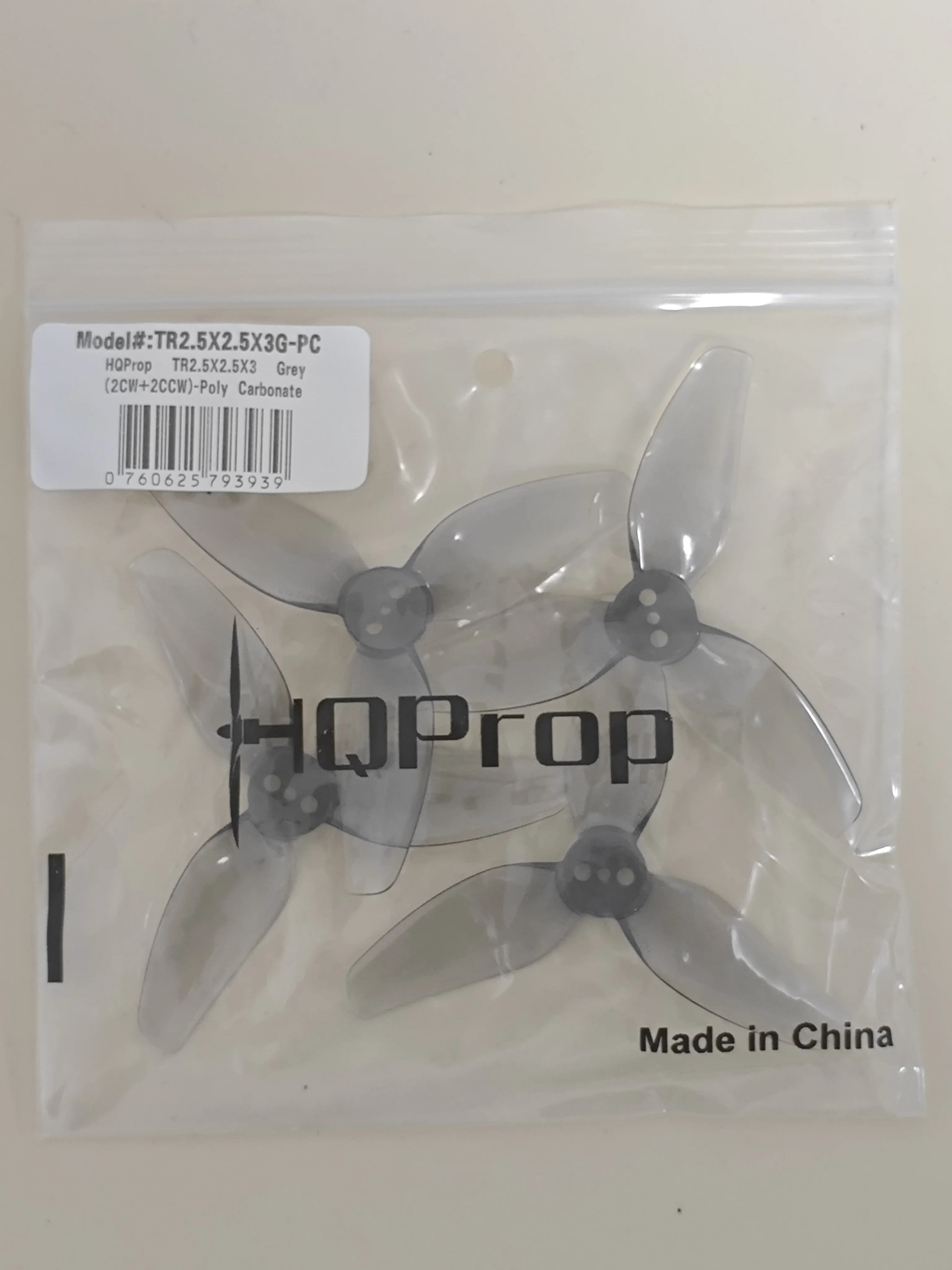 HQprop HQ TR2.5X2.5X3 2.5inch 3 Blades/tri-blade Propeller Prop Poly Carbonate for RC FPV Racing Drone
