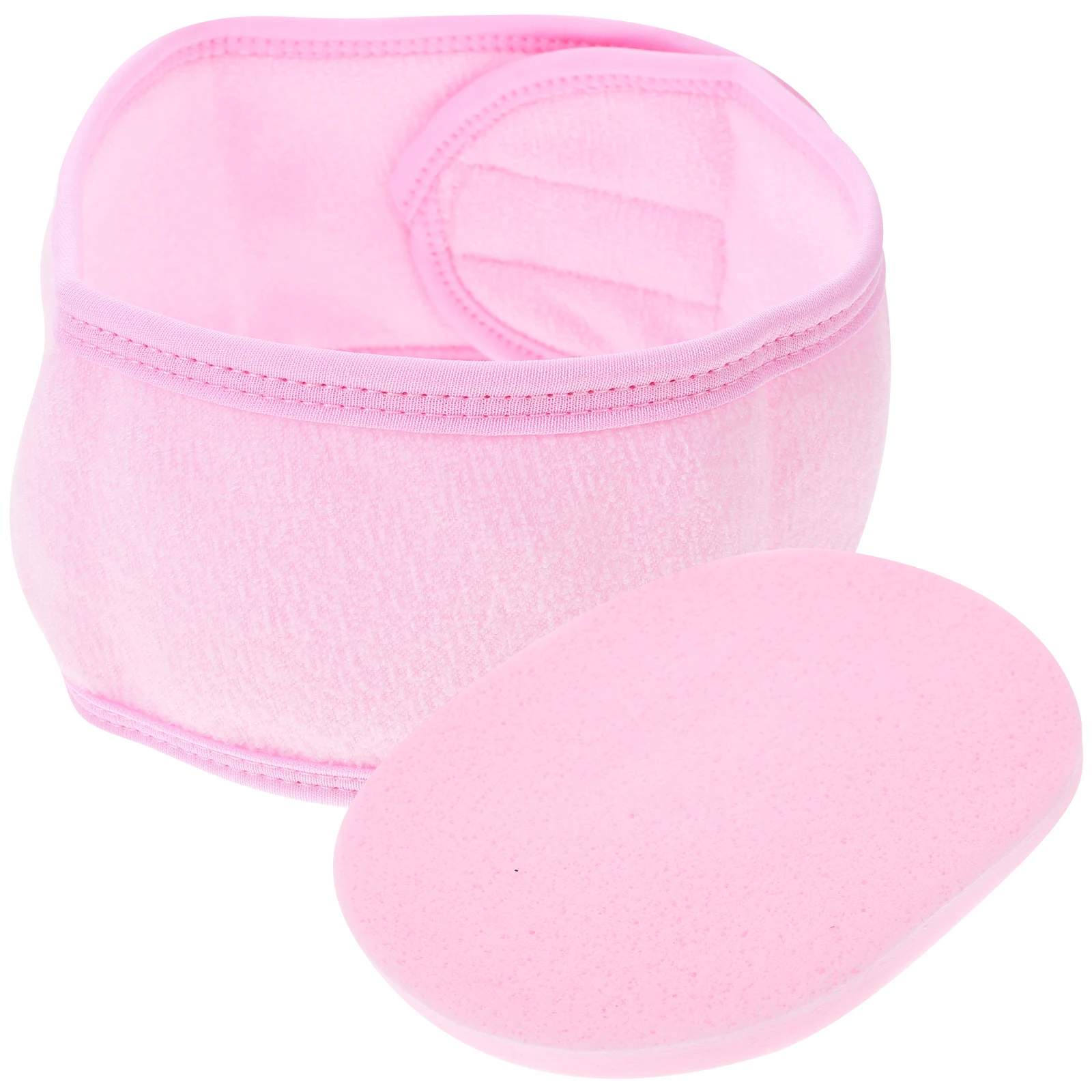 

1 set 1 Set Makeup Headband Skincare Hairband Facial Sponge For Washing Face Lightweight Cloth Bath Band Face Cleansing Wrap