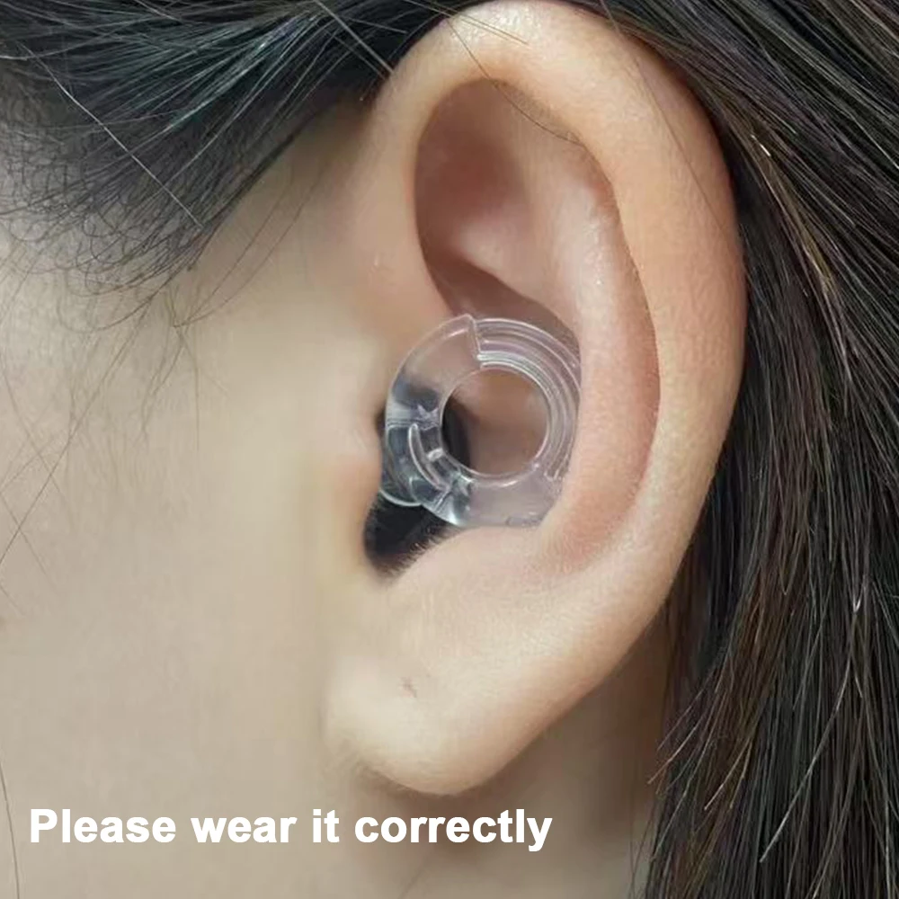 سدادات أذن حساسية الضوضاء من HUAK - تخفيف الضوضاء اليومي وتقليل الضوضاء، 8 أطراف للأذن في XS/S/M/L #3