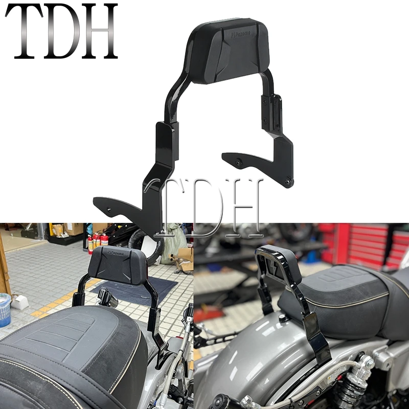 Motorcycle Sissy Bar Detachable Rear Passenger Backrest For Harley Touring CVO Street Road Electra Glide FLHTP FLHP FLHX 14-2024