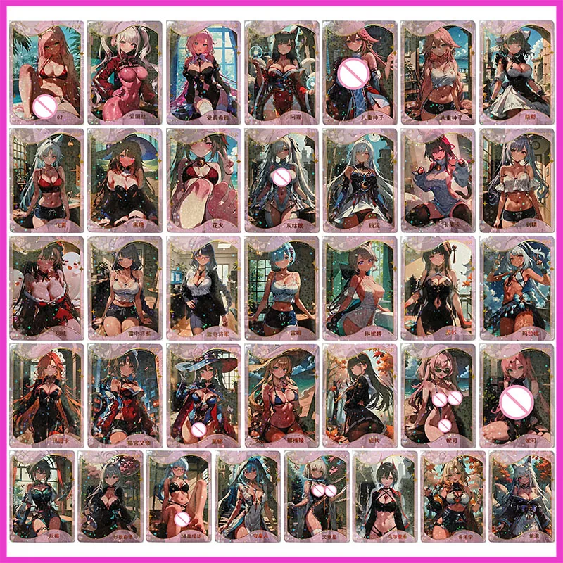 

Аниме «История богини» Редкая коллекционная карта SSR Alice Elysia Herta Sparkle Николь Кафка Ху Тао Rem Игрушки для мальчиков Подарок на день рождения