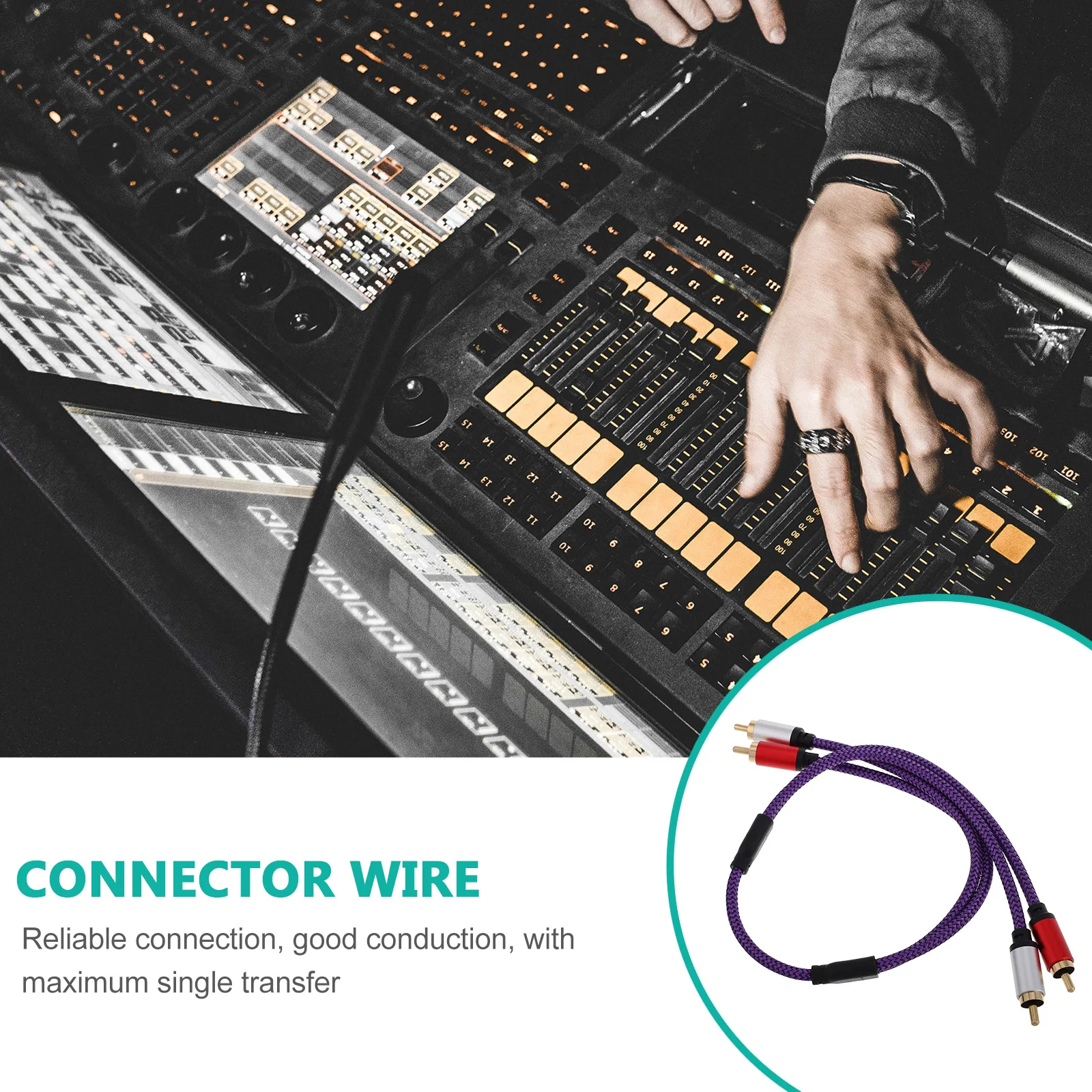 

Dual Male To Male Audio Cable For Computer Speakers Amplifier Long Durable Patch Cord Mic Subwoofer Extension Car Audio