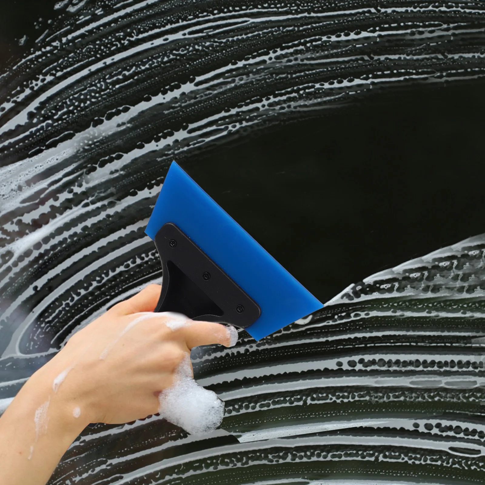 

2pcs Scraper Tpu Auto Film Wrap Squeegee For Car Window Tint Vinyl Glass Cleaning Tool Plastic Smoother Waterproof