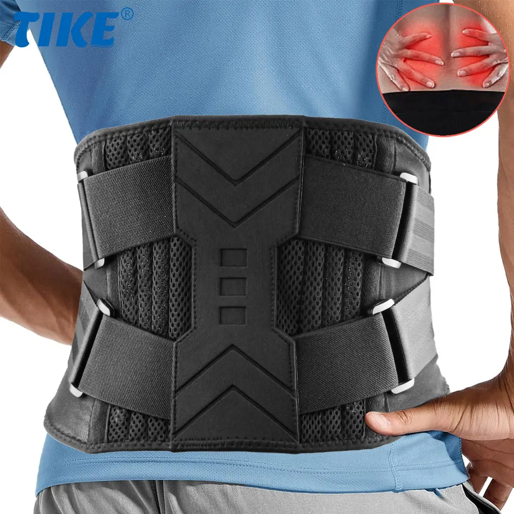 Back Brace for Men & Women - Waist Support Belt for Mild To Moderate Lower Back Pain, Muscle Spasm, Strains, Arthritis, Sciatica