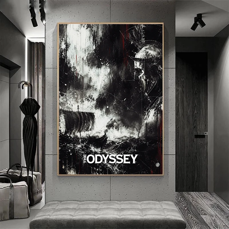 Latest Movie The Odyssey Poster Nolan Film Prints Canvas Painting The Odyssey Wall Art Pictures Home Room Fantasy Movie Decor
