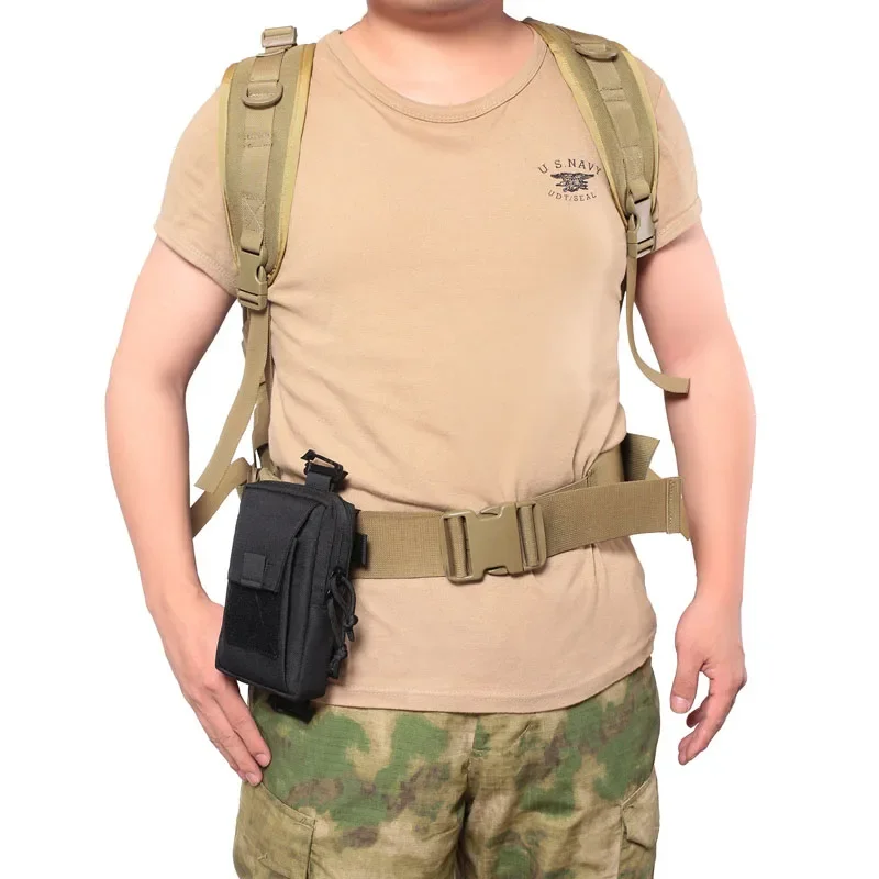 Molle Tactical waist Bag Outdoor Emergency edc pouch Phone Pack Sports Climbing Running Accessories Tool Hunting Bags