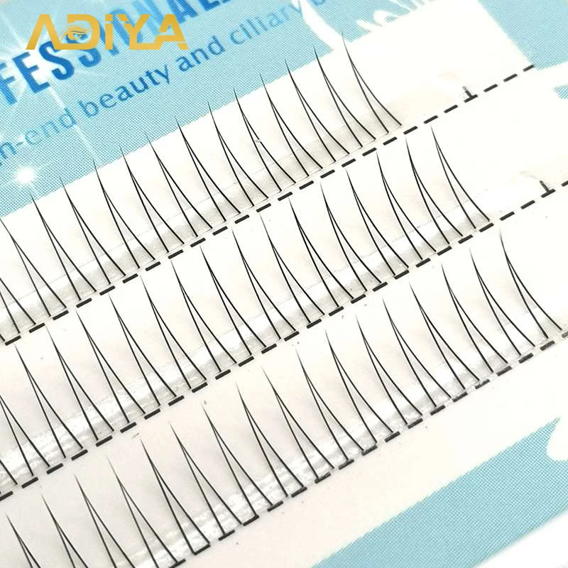 Lower Eyelashes Extensions Individual V Shape Air Natural Under Lashes Manga Bottom Lashes J Curl 5-7mm Makeup Tools Fake Lashes