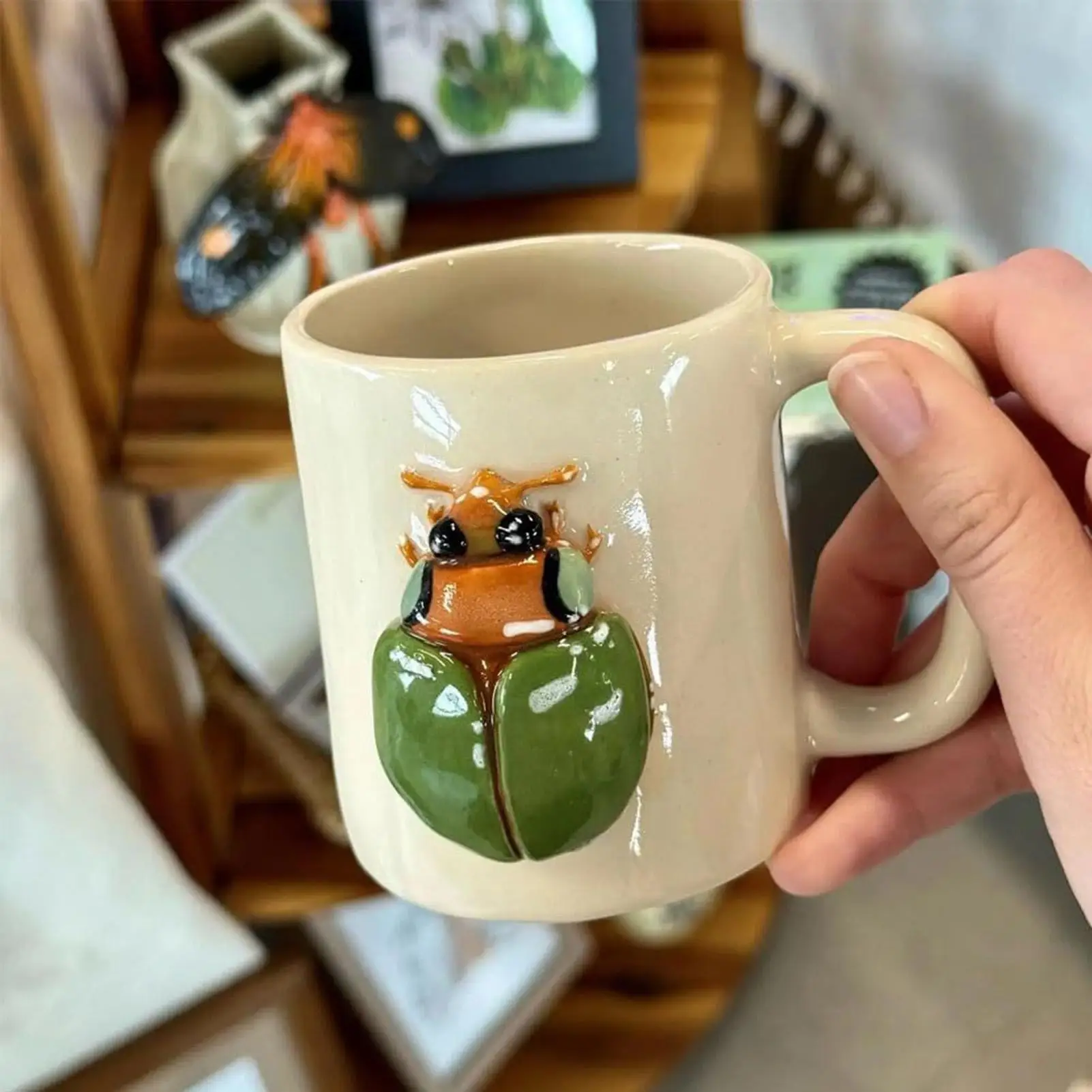 Coffee Mug Realistic 3D Animal Collection Mug Fun Coffee Cup for Tea Beverages Drinks Family Friends Birthdays Home Indoor