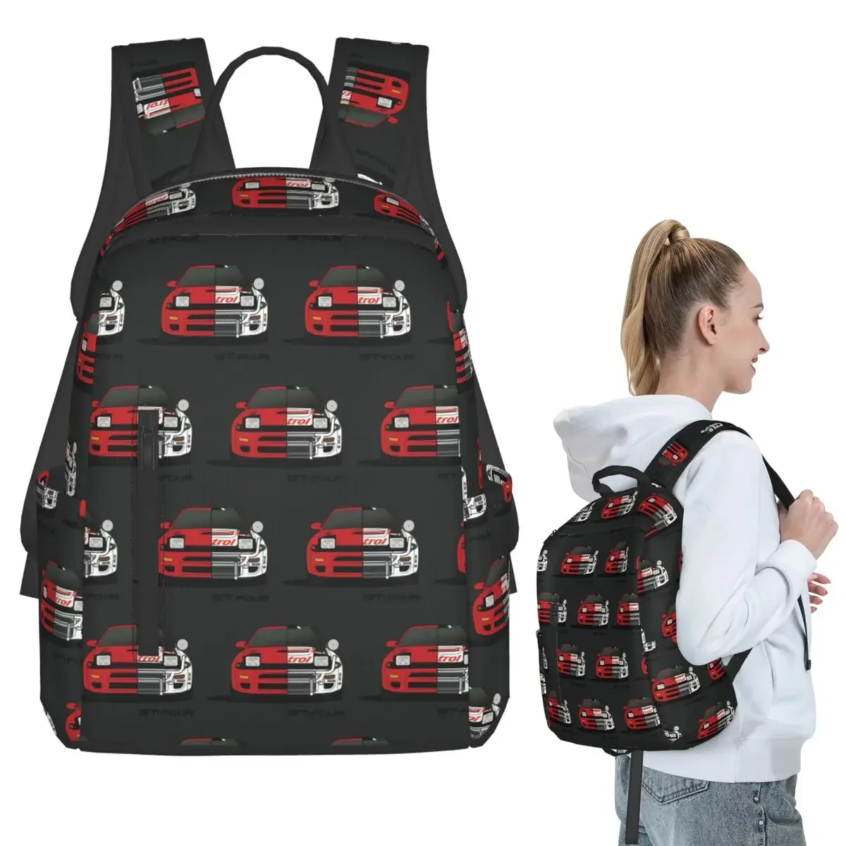 Celica Gt-Four Alltrac All Trac Awd Rally Raid Backpack Student BookBag Children School Bag Laptop Shoulder Bags Boys Girls