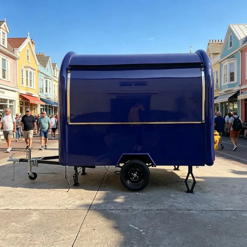 Customizable Popular Pizza Truck Small Fast Food Trailer Street Food Hot Dog Cart Wholesale