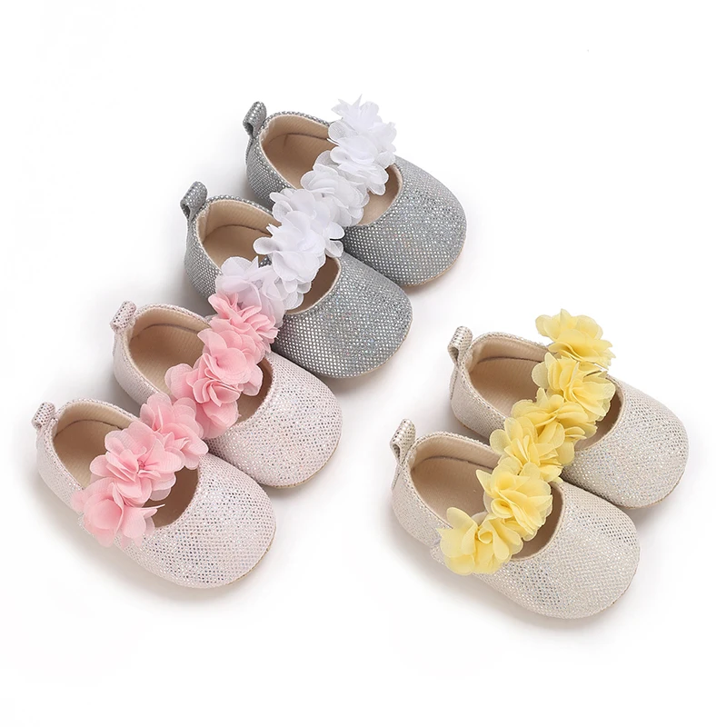 

Stylish And Cute Butterfly Bow Mary Jane Shoes, Perfect For Baby Girls With Comfortable, Lightweight, Non-slip, Soft Flat Shoes,