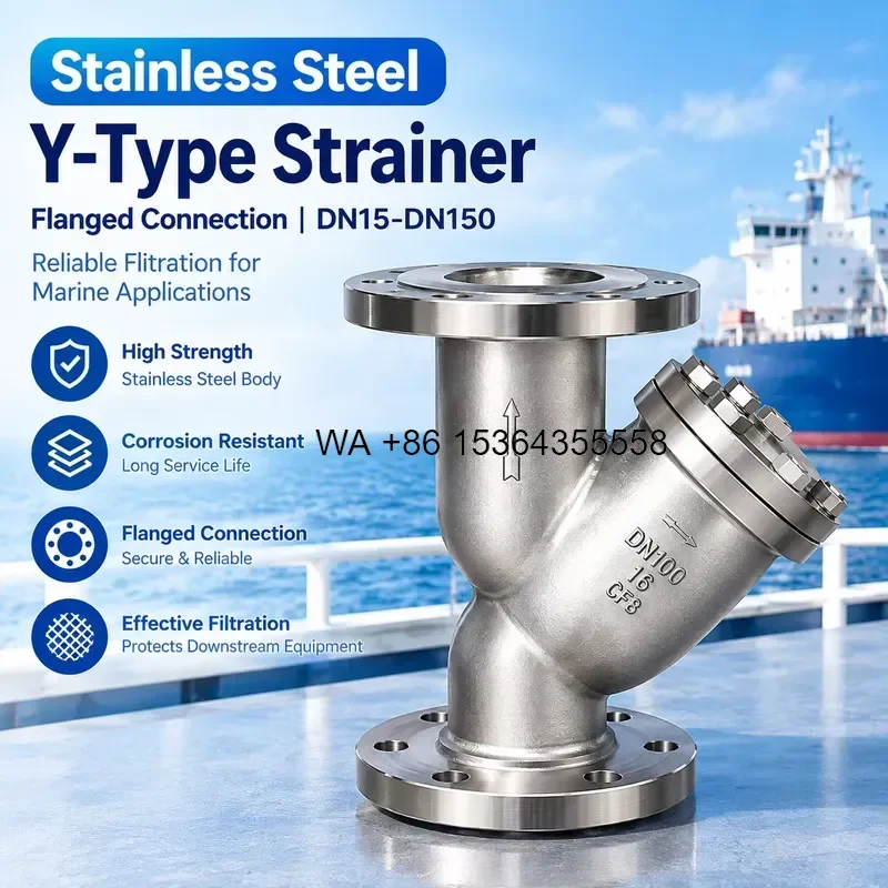 Wmwmnu for JIS Flanged Y Strainer SS304 Stainless Steel Y Strainer DN15-DN150