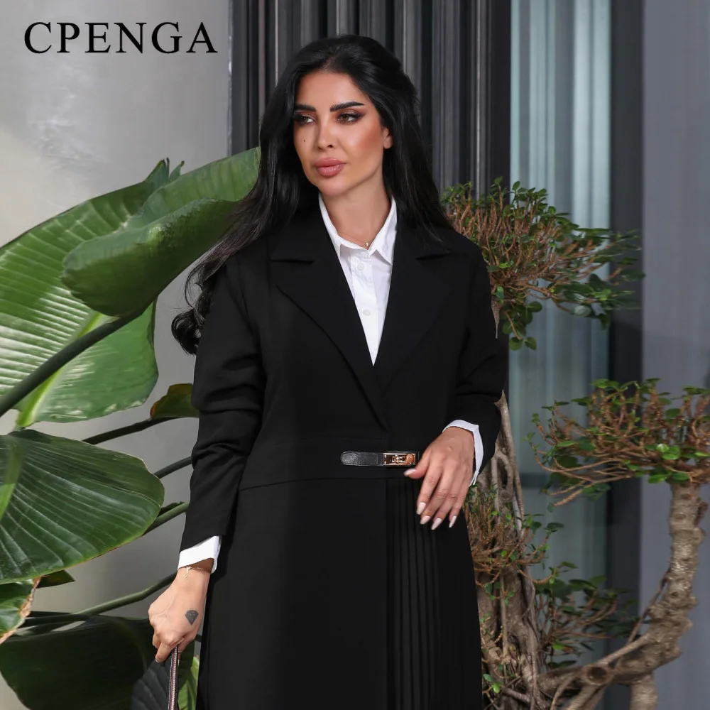 Robe longue plissée musulmane du moyen-orient pour femmes, cardigan élégant d'Arabie saoudite, Dubaï, luxe, Islam, manteau, robe Tukey, modeste, 2024