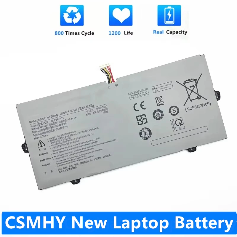 CSMHY 4350mAh AA-PBPN42U AA-PBRN4ZU Laptop Battery For Samsung 930QCG NP930QCG NP950QCG NP930XCJ 950QCJ 930QCJ 950XCJ