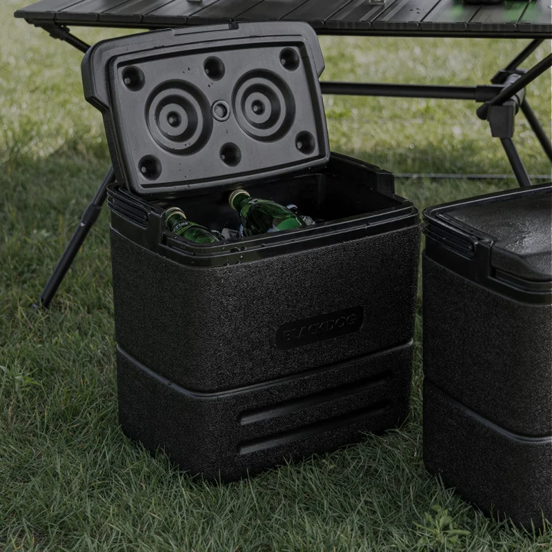 

Изолированная коробка Blackdog на открытом воздухе, 17 л, автомобильный холодильник большой емкости, кемпинг, пикник, долговечная изоляция, оборудование для кемпинга