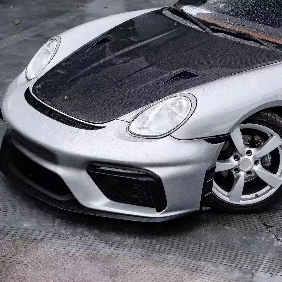 New Carbon Fiber Body KitFront Splitter Lip Rear Bumper Diffuser Modified