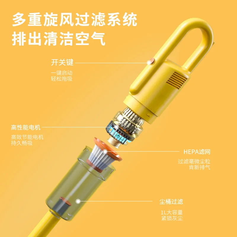 Special vacuum cleaner small household floor-sucking and mopping machine handheld high suction power powerful vacuum cleaner