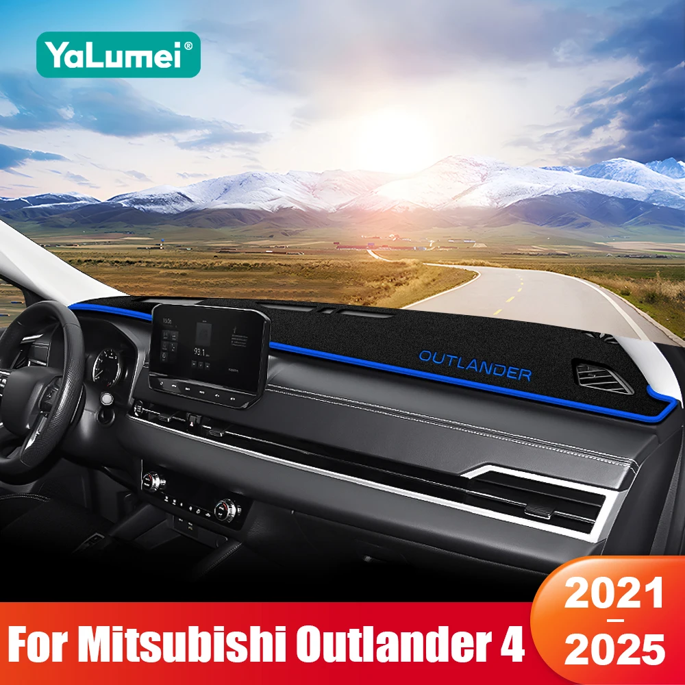 

For Mitsubishi Outlander 4 PHEV IV MK4 2021 2022 2023 2024 2025 Car Dashboard Sun Shade Cover Instrument Desk Pad Accessories