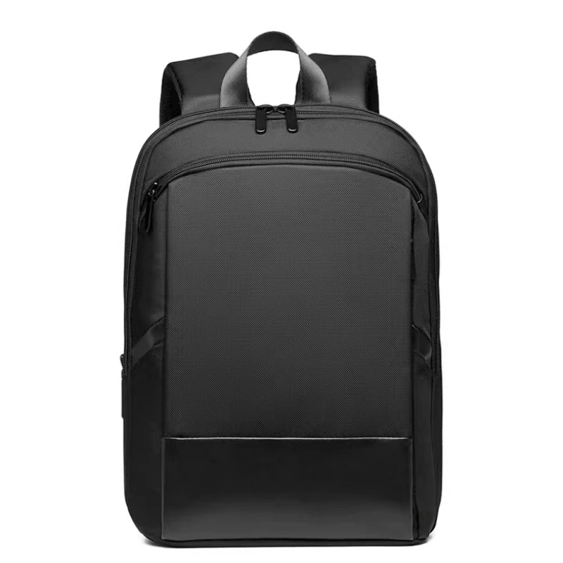 

Oxford Cloth +PU Leather Fabric Men's Shoulder Bag Business Computer Backpack Can Expand Large-capacity Student Bags
