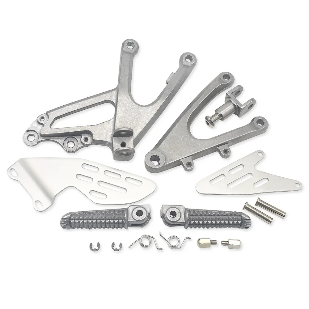 

Motorcycle Front Footrests Foot pegs Bracket Set For YAMAHA YZF R1 YZF-R1 YZFR1 2007-2008