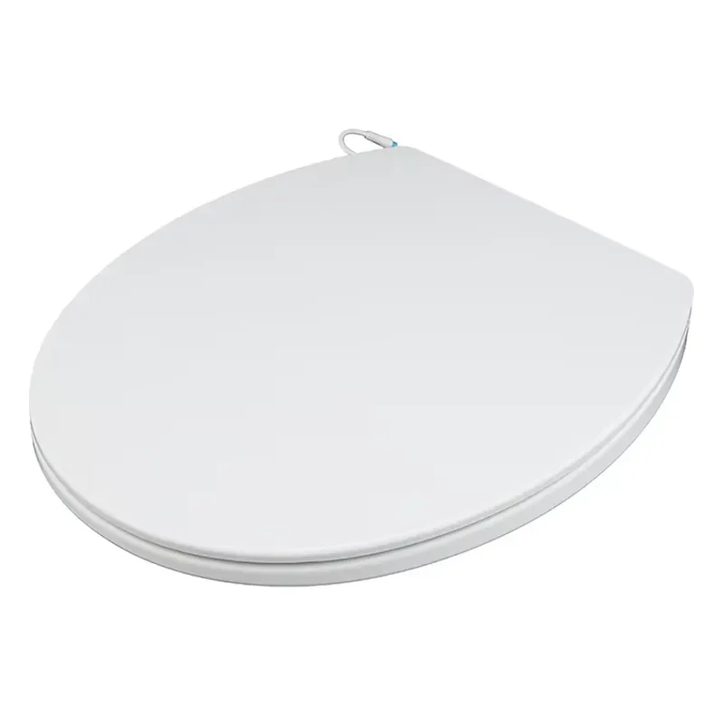 Electric Heated Toilet Seat Cover Round Shape Battery Powered Warm Bidet Attachment for Bathroom WC Soft Close Lid Easy