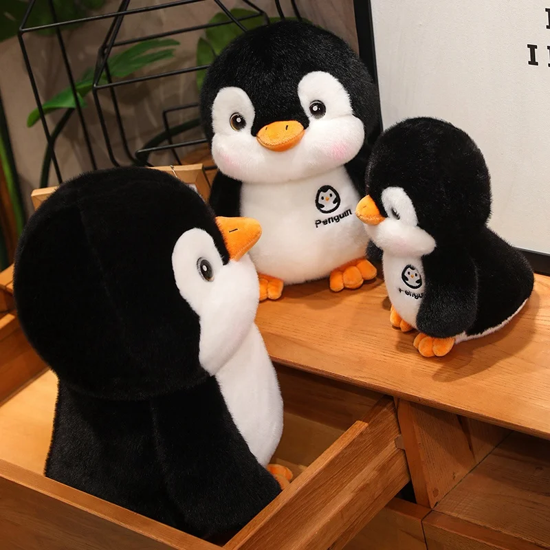 高品質ソフトファットペンギンぬいぐるみかわいい黒ペンギン毛皮人形おもちゃ家の装飾おもちゃ子供の誕生日プレゼント