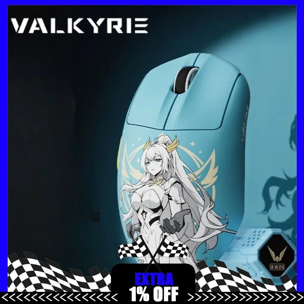 VALKYRIE VK M5 EVO/Super Mouse Wireless Tri Mode 58g Lightweight Ergonomics 8k Low Latency Gaming Mouse Computer Peripherals