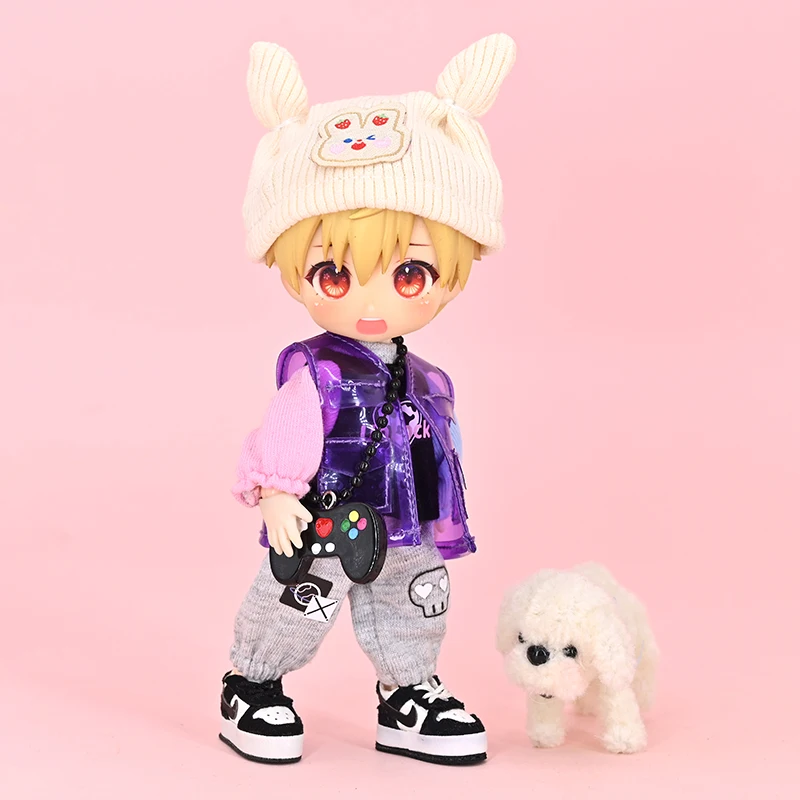 Ob11 Doll Clothes The Electric Play Moo Moo Set Suitable For 12 Points Doll GSC P9 P10 UFDoll YMY Doll Clothes Accessories Gift