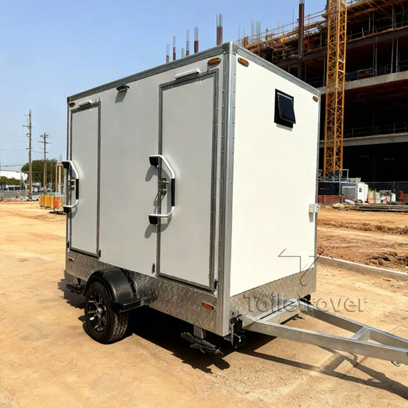 Vip Luxury Portable Bathroom Trailer Mobile Toilet Trailer Used Portable Toilet Trailers with Shower and Toilet