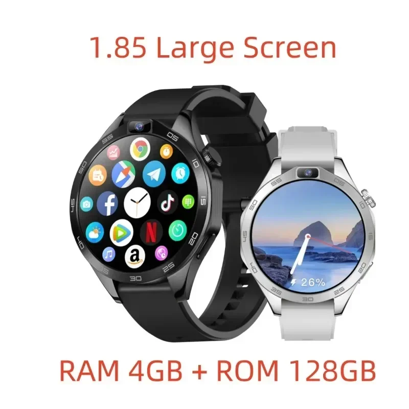 

Мужские умные часы Round4G, обновление польского меню, SIM-карта, 8 ГБ + 128 ГБ, Android 8,1, двойная камера, WIFI, GPS, 1,85 дюйма, экран, 1380 мАч, SIM-карта