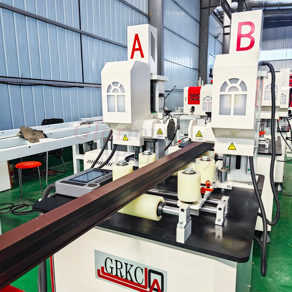 3 Axis PLC Controlled UPVC PVC Thermal Barrier Aluminum Profile Insulating Bar Installation Machine High Efficiency Window Door