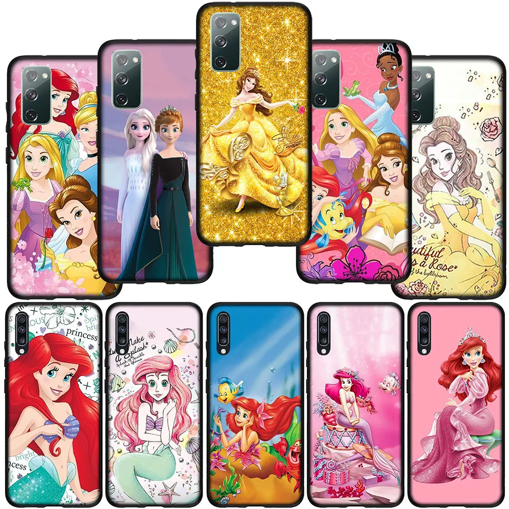 Disney Princess Soft Cover for Huawei Y7A Y6P Y5P Y6 Y7 Y9 Prime 2018 Y8P Y9A Y8S Y9S P Smart 2019 Phone Case