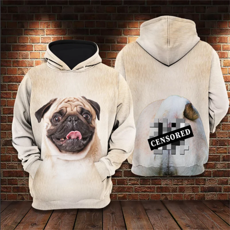 Pug/German Shepherd/Rottweiler/Chihuahua 3D Printed Hoodie Women For Men Pullovers Street Tracksuit Love Dog Gift