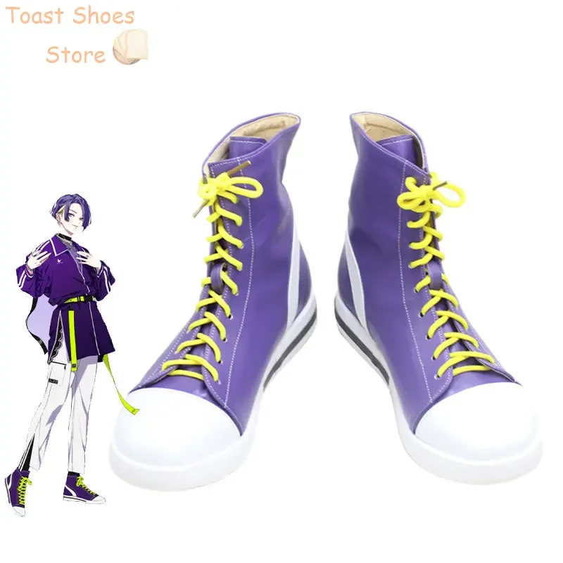 Game Paradox Live VISTY Kureha Aoi Cosplay Schoenen PU Lederen Schoenen Cosplay Prop Halloween Carnaval Boot Kostuum Prop