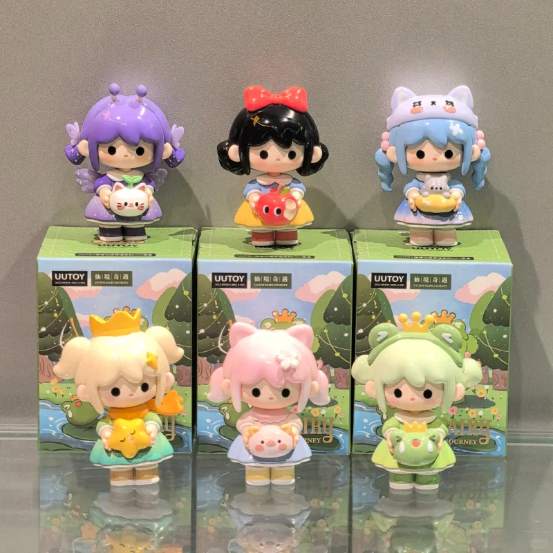 

Original Uutoy Wonderland Adventure Series Cute Mini Blind Box Collectible Figures Desktop Decoration Trendy Toys Gifts