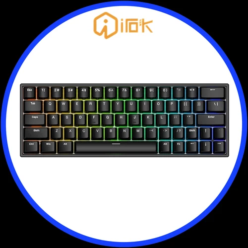 Teclado mecánico IROK ND63 Pro con interruptor magnético, teclado de 8000hz RT0.02mm, teclado para juegos por cable, accesorios personalizados para PC Valorant