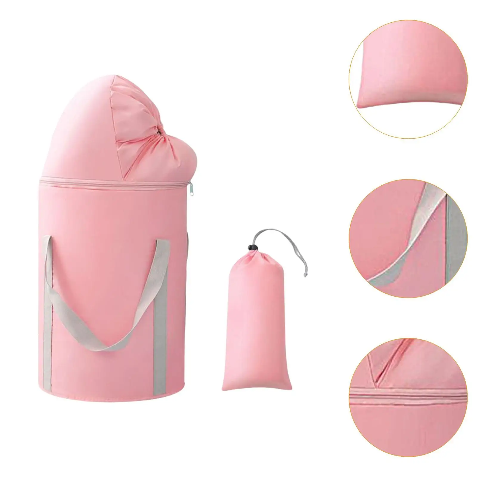 Household Foot Bath Bag Lightweight with Handles Folding Practical Foot Soaking Bucket for Hotel Apartment Outdoor Camping Home