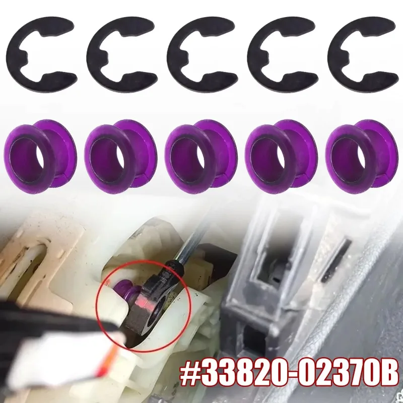 5PCS Gear Shift Linkage Cable Bushing Grommet Sleeve Repair Kit For Suzuki Vauxhall Nissan Toyota Hyundai Kia Mazda Lexus Jeep