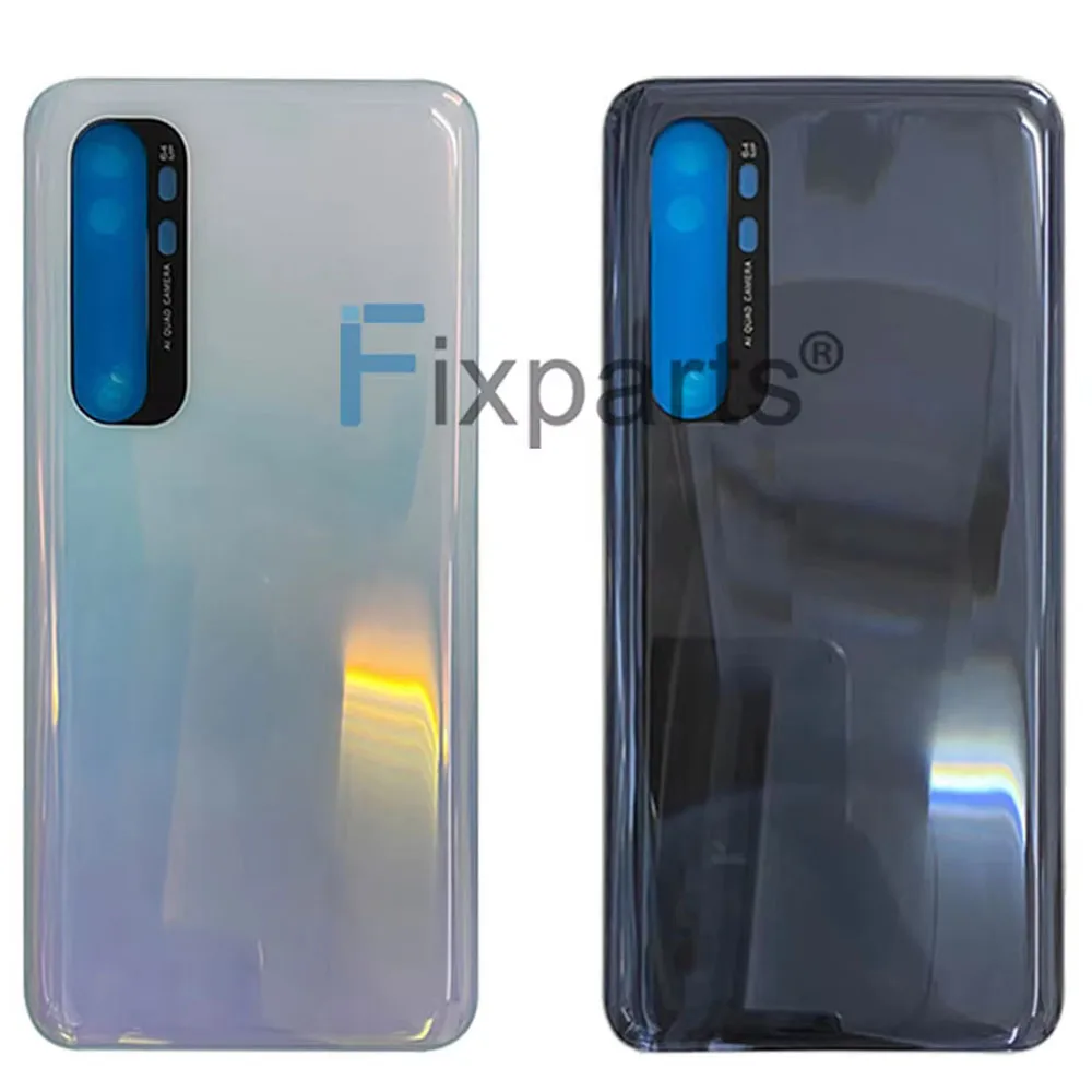 New For Xiaomi Mi Note 10 Lite Battery Cover Rear Glass Door Housing M2002F4LG For Xiaomi Mi note10 lite Back Battery Cover