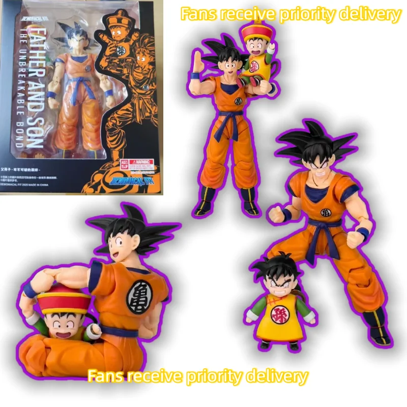

【In Stock】 Demoniacal Fit Dragon Ball Father and Son Unbreakable Bond 6-inch Action Figure Set Action Figure Doll Anime Model