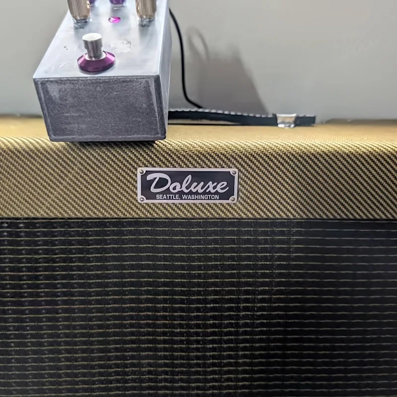 [Custom] Personalized Decorative Plaques | Smooth-Surface Laser-Engraved Speaker Nameplates | Guitar Headstock Nameplates view 6