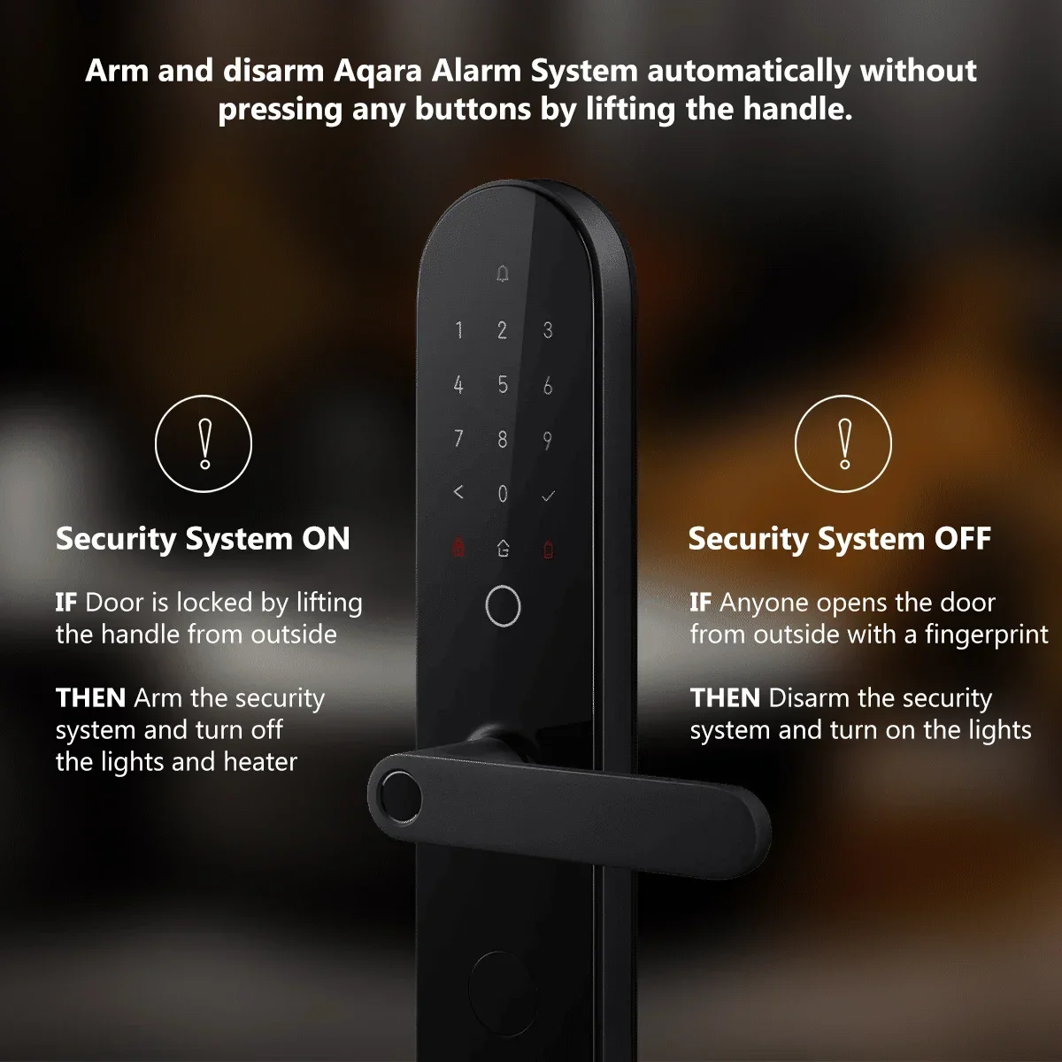 Aqara Smart Lock N100 Kunci Pintu Sidik Jari Bluetooth Kata Sandi NFC Buka Kunci dengan Bel Pintu Rumah Pintar untuk Xiaomi Mi Home HomeKit