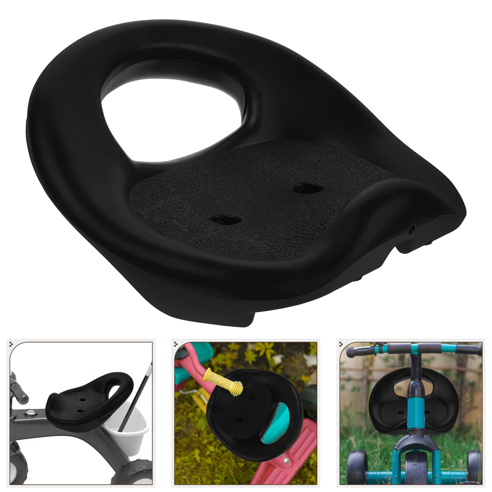 Tricycle Plastic Pad Thickened Comfort Support Bike Saddle Replacement Use Easy Installation Universal Fit
