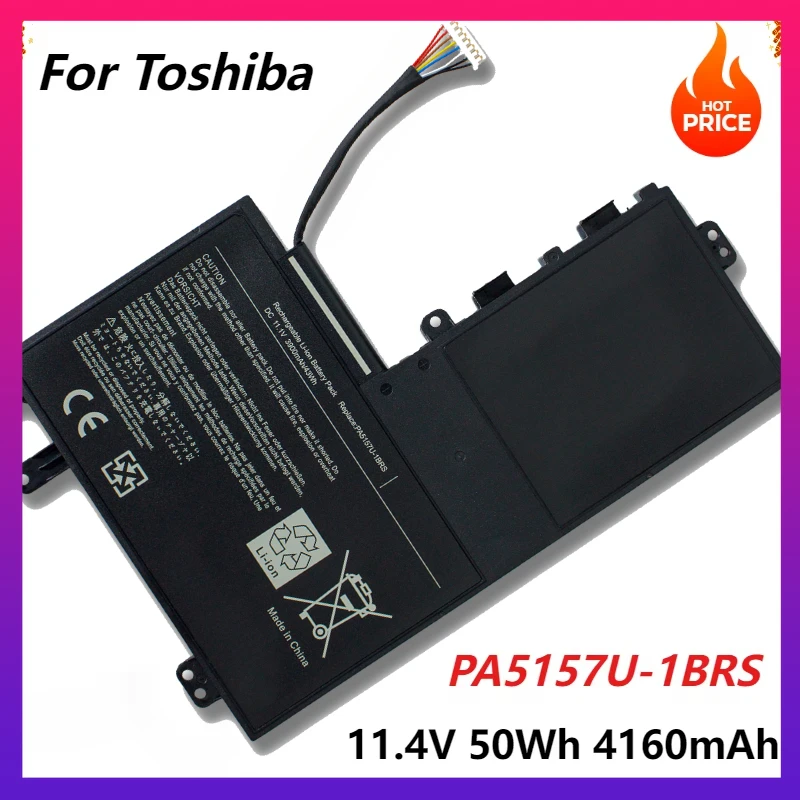 PA5157U-1BRS Laptop Battery for Toshiba Satelite U940 M40 M50T E55 E55T-A5320 E45T E45T-A4100 E45T U940 M40t-AT02S M50-A 50Wh