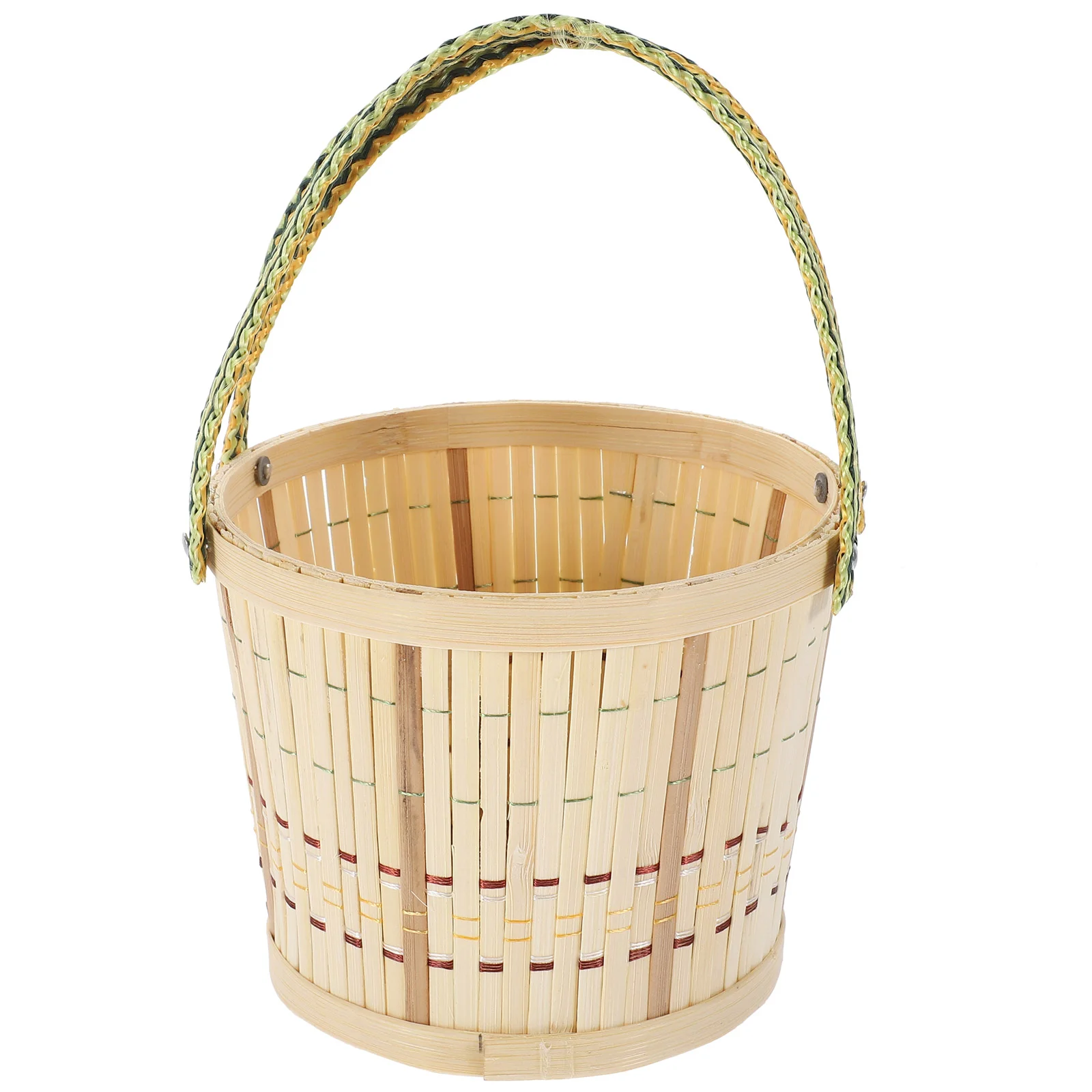 Hand Woven Basket Bamboo Woven Storage Basket Flower Storage Basket Egg Basket Fruit Basket Fruit Storage Basket