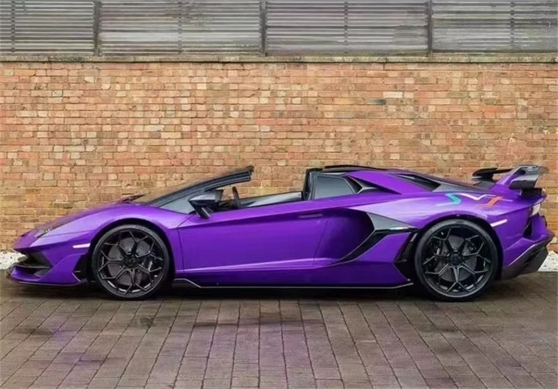 Full Carbon Fiber Body Kit for Aventador LP700 LP750 SVJ Four Piece Side Skirt and Bumper Upgrade 6