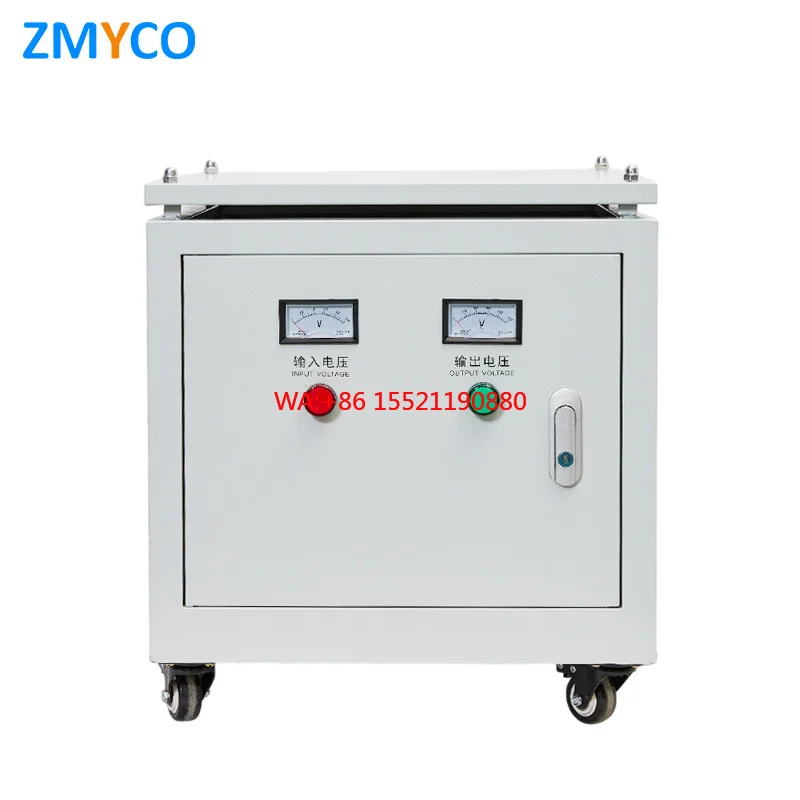 Phase Step up Down Isolation Transformer 380v to 380v Industrial 10KVA 20KW 208V AC 3 Phase AutoTransformers Dry Type Three