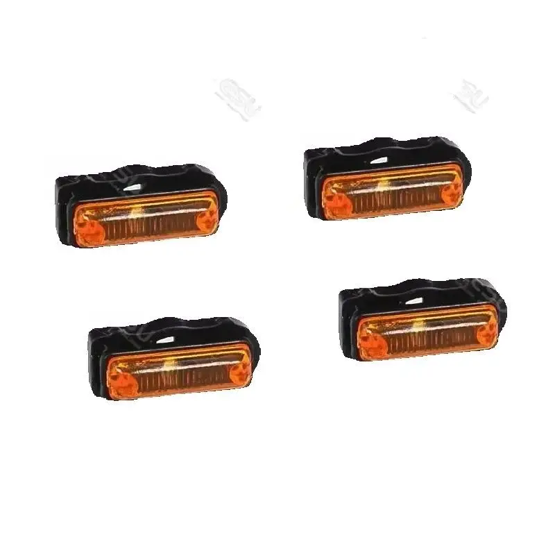 LESU Model Side Skirts Light Led Lamp For 1/14 DIY Tamiya Tractor Truck Trailer Outdoor TH15877 Rc Accessories