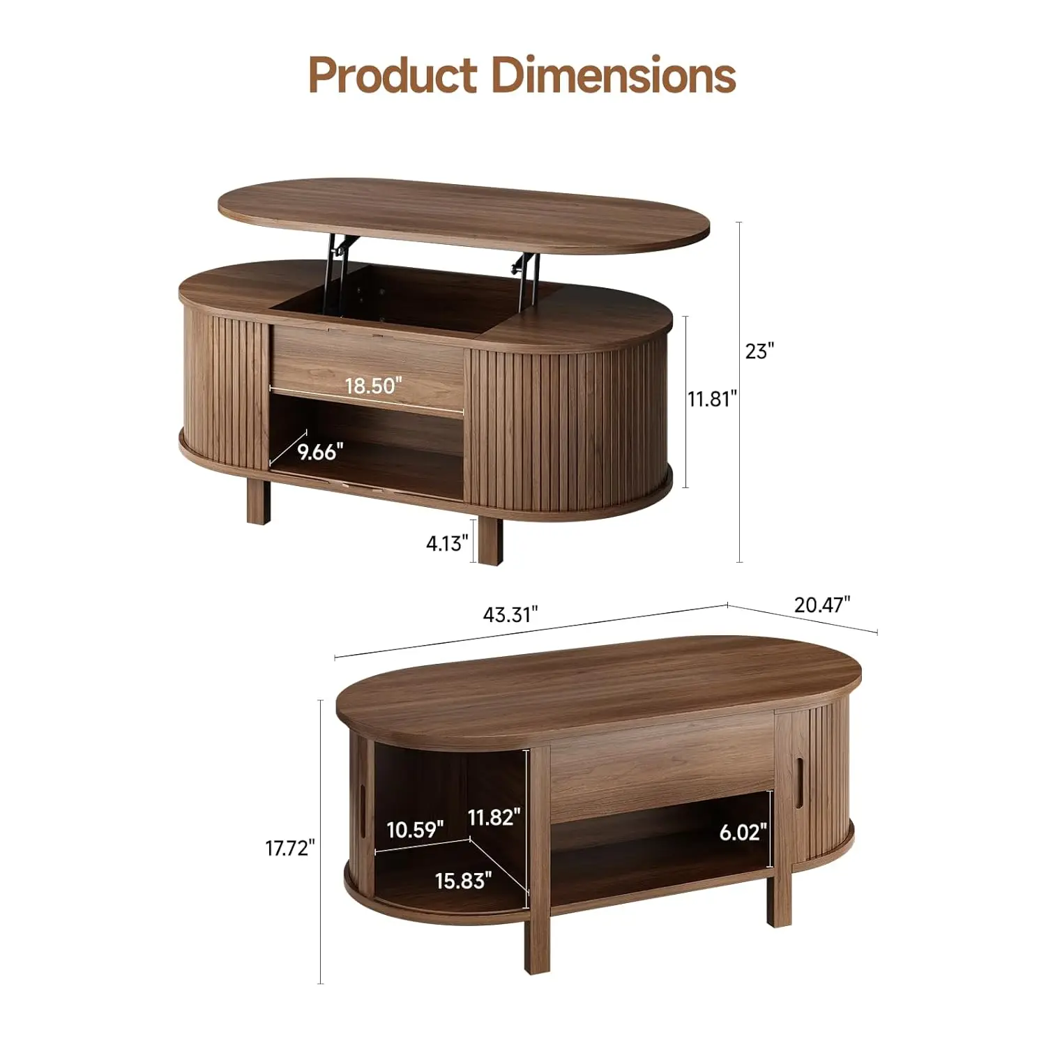 Thumbnail 2 - #8 Latest Lift Top Coffee Tables Offers
